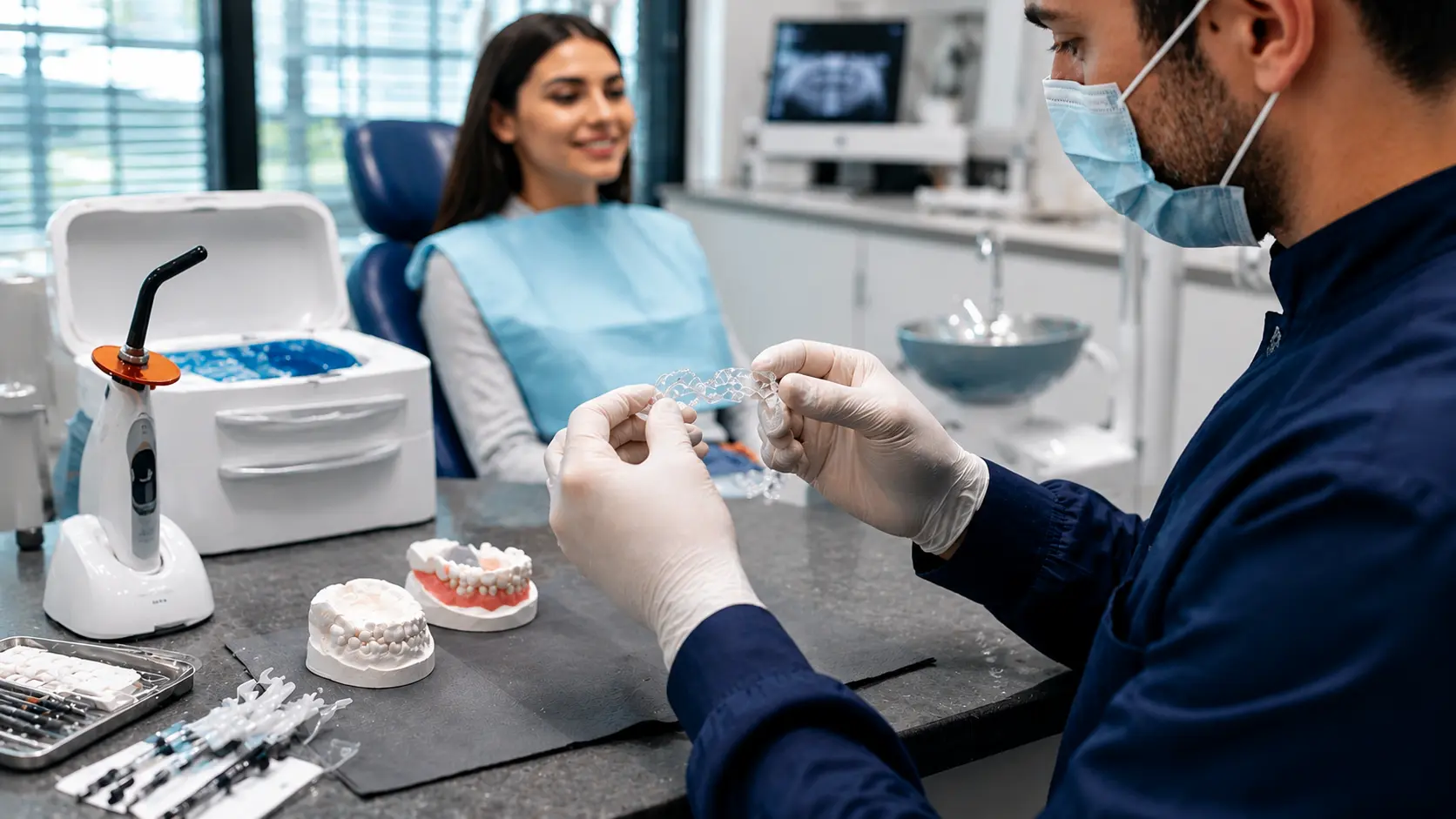 combined type teeth whitening