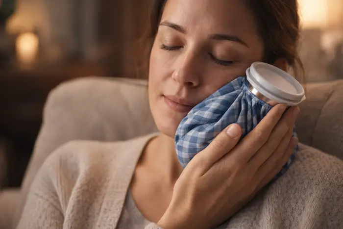 dis cekimi buz uygulama