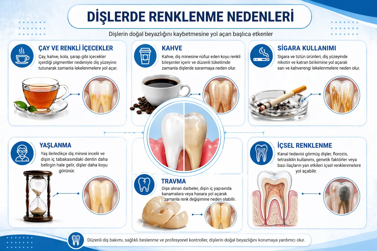 dislerde renklenme nedenleri