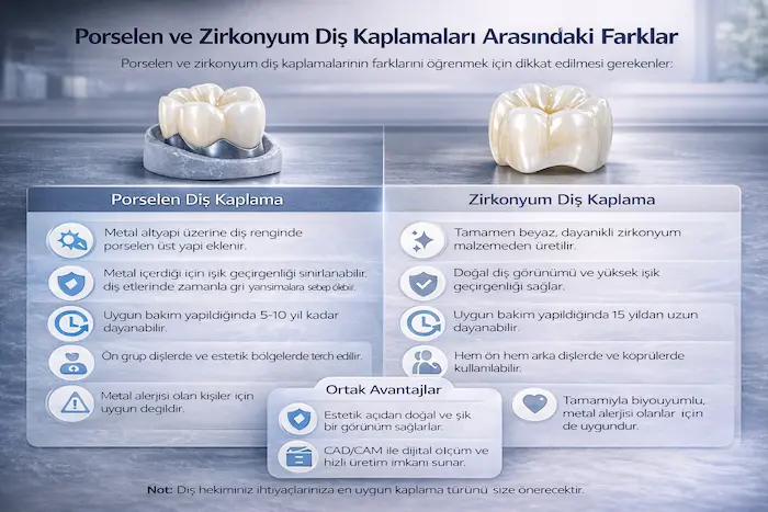 kaplamalar zirkonyum porselen arasindaki farklar